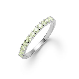 Shining Smiles Boutique Rosecliff Peridot Stackable Ring in 14K Gold (August)