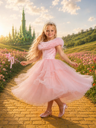 Pink Sparkle Good Witch Costume Dress | Shining Smiles Boutique
