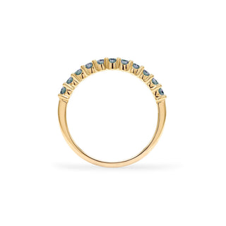 Shining Smiles Boutique Rosecliff Alexandrite Stackable Ring in 14K Gold (June)