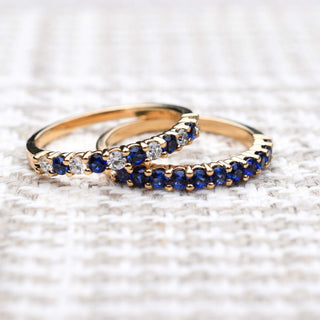 Shining Smiles Boutique Rosecliff Birthstone Stackable Ring in 14K Gold